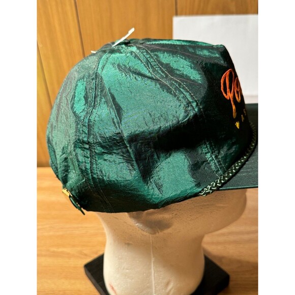 Vintage Poulsbo Washington Strapback Nylon Rope Hat Green - Picture 5 of 9
